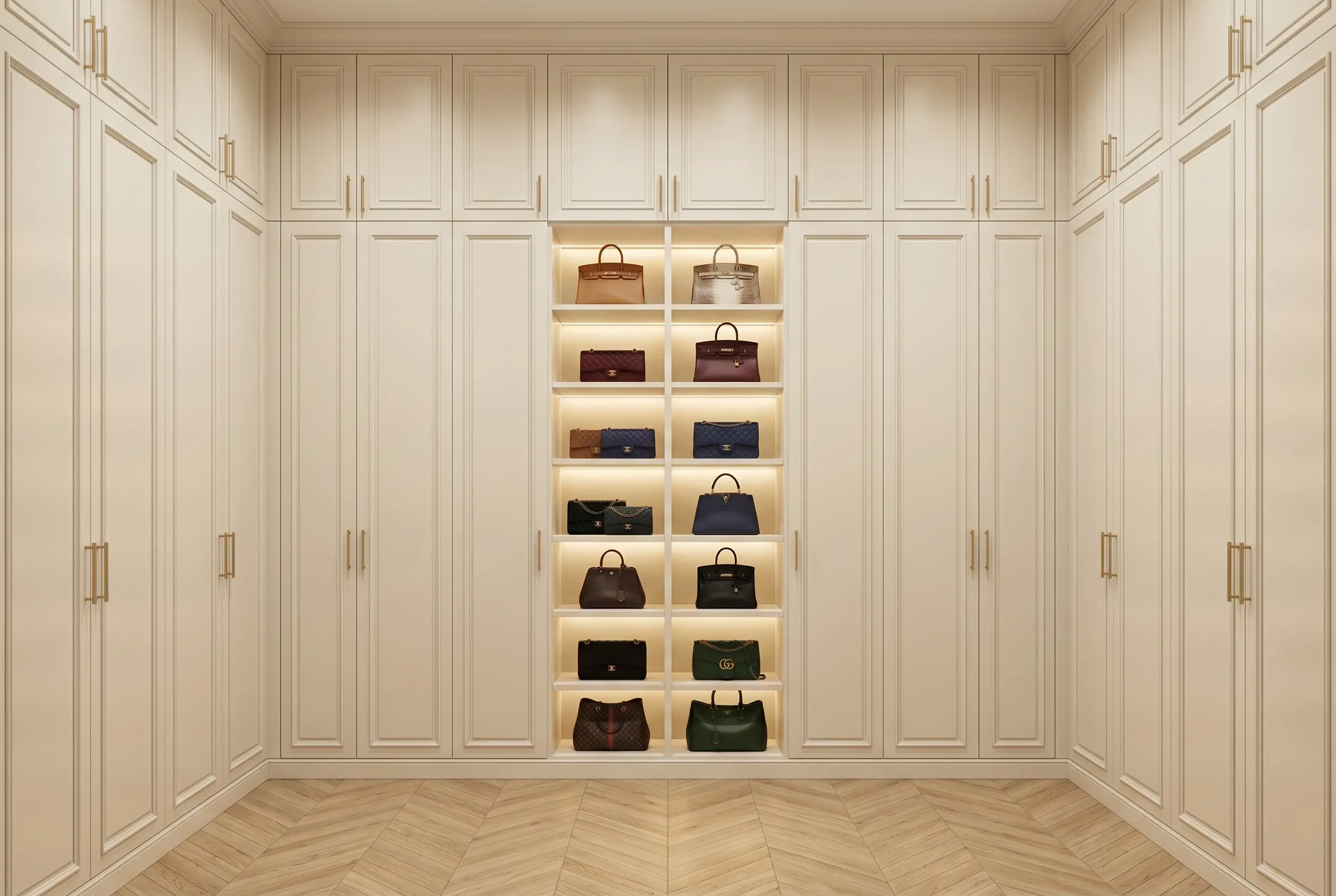 Floor-to-Ceiling Shelving